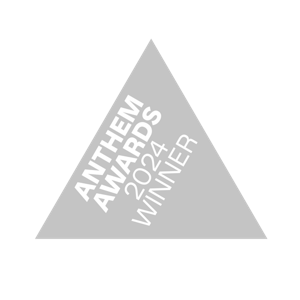 2024 Anthem Awards Silver Winner badge